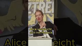 Alice Weidel zum Werdegang des Robert Habeck shorts weidel habeck [upl. by Oironoh]