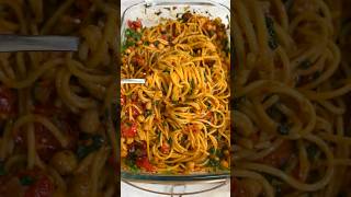 Roasted Tomato amp Chickpea Pasta 🍅✨  Easy Vegan Recipe for Ultimate Flavor [upl. by Matthaeus]