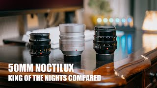 Leica Noctilux 3 generations compared f095 vs f10 vs f12  Head to Head [upl. by Westland]