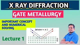 X Ray DiffractionGATE Metallurgy gatemetallurgy [upl. by Noed666]