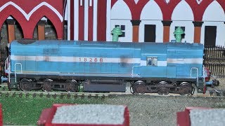 WDM2 18288 with a three car goods train [upl. by Anabelle]