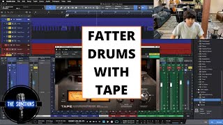 1 Trick For Fatter Drums With Tape Saturation Drum Mixing Tips [upl. by Modesta]