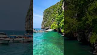 Phi Phi Island  Thailand phiphiislands thailand phiphi travel shorts youtubeshorts speedboat [upl. by Tilda]