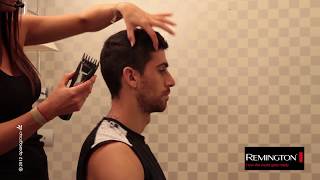 Tutoriel  Coupe de cheveux homme avec la tondeuse Pro Power Series HC5750 [upl. by Arem330]