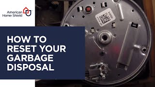 Garbage Disposal Repair  How To Reset Your Garbage Disposal With A Reset Button [upl. by Aicenert72]