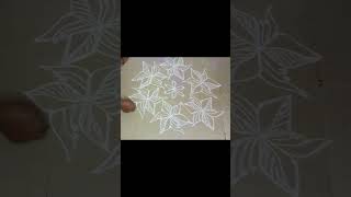 9x5 dots rangoli designs simple trend short video india easy rangoli [upl. by Fowkes]