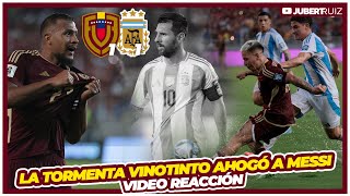 ¿DONDE ESTÁ LEO MESSI 🔍 VENEZUELA🇻🇪 11 🇦🇷ARGENTINA  ¡REACCIÓN ÉPICA [upl. by Drescher804]