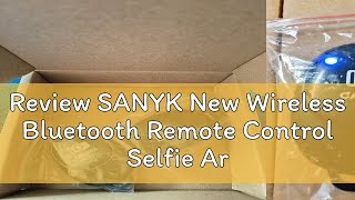 Review SANYK New Wireless Bluetooth Remote Control Selfie Artifact Compatible With Android [upl. by Albric]