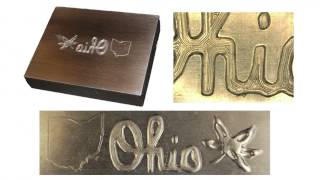 Vaporizing Foil Actuator Embossing of Script Ohio [upl. by Nohs533]