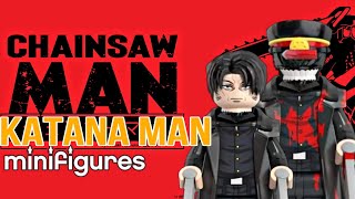 LEGO CHAINSAW MAN チェンソーマン KATANA MAN SAMURAI SWORDサムライソード WM2527 WM2527Alego chainsawman チェンソーマン [upl. by Atteuqehs]