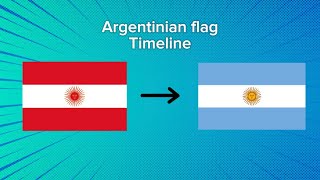 Argentinian flag timeline 🇦🇷  which flag did you like the most [upl. by Kelda34]