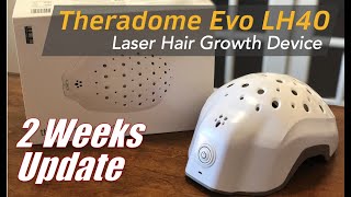 2 weeks update in using Theradome EVO LH40 Laser Hair Growth Device [upl. by Will]