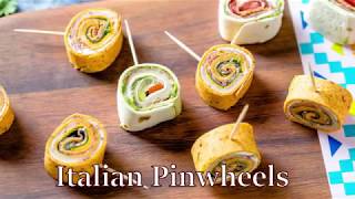 Italian Pinwheels  Easy amp Delicious Party Appetizer Recipe [upl. by Myke642]