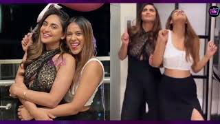 Nia Sharma ni bandhi Crystal Dsouza ko rakhi Social media par hua video viral [upl. by Erreip]