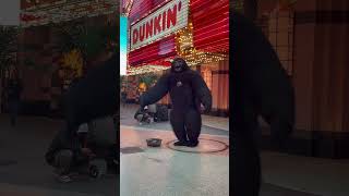 King Kong dance  Fremont Street Experience [upl. by Aztin]