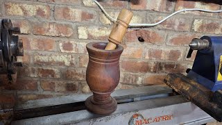 Turning a Mortar amp Pestle [upl. by Relyt]