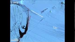 Antarctic Ice Shelf Tearing Apart at the Seams [upl. by Deena]