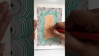 Isn’t it easy to draw when bored🤪 day 62 shortsviral relaxingart patternart [upl. by Avonasac536]