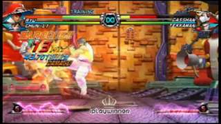 RYU  BASIC BAROQUE COMBO 001  TATSUNOKO VS CAPCOM [upl. by Corneille]