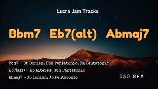 Jazz 251 Backing Track In Ab  130 bpm [upl. by Eetsirk]