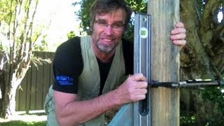 How to Set a Fence Post FAST [upl. by Dempster]