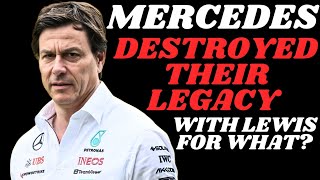 Toto Wolff amp Mercedes DESTROYED Their Legacy With Lewis Hamilton FOR WHAT [upl. by Hairahcaz826]