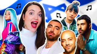 reacting to israeli music for the first time 🎶 [upl. by Ahsemad]