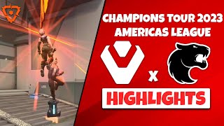 INSANE GAME Sentinels vs FURIA  HIGHLIGHTS  VALORANT Champions Tour 2023 Americas League [upl. by Airetnohs779]