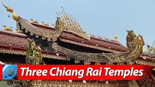 Explore the Magic of Three Chiang Rai Temples 🇹🇭 Thailand [upl. by Yracaz]