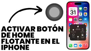 Como Activar el Botón de Home Flotante en el iPhone  Assistive Touch Botón de Inicio [upl. by Millburn381]