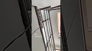 304 round steel design stainless steel design ss staircase viralvideo finishing stainlesssteel [upl. by Natsirt799]