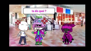 Fresh and Paperjam rencontre un connard  gacha clubs [upl. by Ayot]