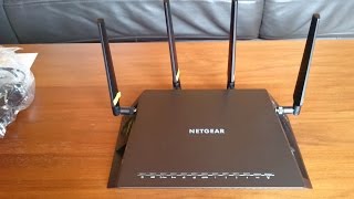 Netgear Nighthawk X4S D7800 AC2600 VDSLADSL Modem Router Unboxing [upl. by Matheson175]