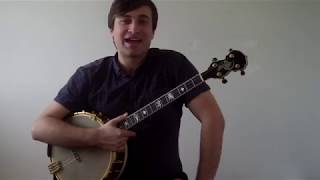 Beginner Tenor Banjo Lesson Tom Dooley Chords  Solo Arrangement [upl. by Enyawal]