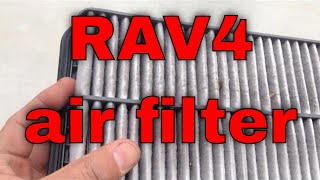 Simple FOLLOW engine air filter Replacement Toyota RAV4 √ Fix it Angel [upl. by Akiwak]