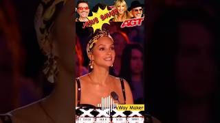 Americas got talent 🇺🇸 Powerful Audition Performance quot WAY MAKERquot music agt [upl. by Idnor236]