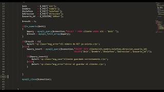 Registro de clientes con PHP y MySql  25 [upl. by Neirual]