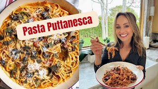 Pasta Puttanesca a Classic Italian Dish  Giada De Laurentiis [upl. by Nnayar]