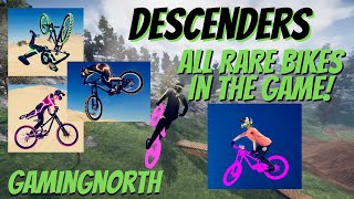 Descenders  ALL RARE Bikes in the game  BIG SHOWCASE [upl. by Jeunesse]