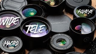 Sandmarc vs Moment All Lenses Compared The Best Smartphone Lenses are [upl. by Enyluqcaj]