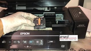 Epson Ecotank Cleaning the Print Head Epson Ecotank Print Head disassembly and assembly [upl. by Callery]