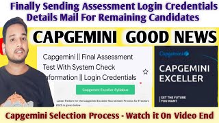 Capgemini Final Assessment Test Latest Update  Test Pattern Update Selection Process  LOIJoining [upl. by Aneroc]