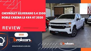 Chevrolet Silverado 54 2500 Doble Cabina Ls 4x4 AT 2020 [upl. by Nazler]