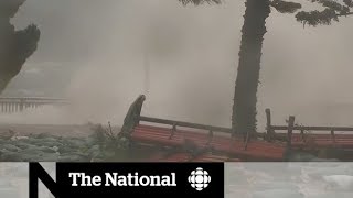 Typhoon Mangkhut slams China and the Philippines [upl. by Dwyer]