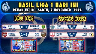 HASIL BRI LIGA 1 2024 HARI INI  BORNEO FC VS DEWA UNITED  DAFTAR KLASEMEN LIGA 1 2024 HARI INI [upl. by Earehs754]