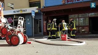 Ludwigshafen Feuer in der Bahnhofstraße [upl. by Barncard]