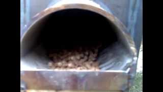 Homemade pellet burner by Hagi BiH 2 part [upl. by Nnyllaf]