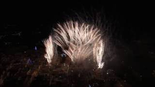 Mellieha church Fireworks filmed using drone [upl. by Ecila979]