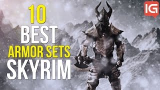 10 Best Armor Sets in Skyrim [upl. by Nakah503]