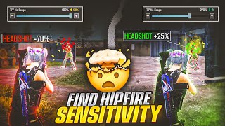 🔥Find best hipfire sensitivity for your device  Customize close range sensitivity setting BGMI [upl. by Nayr]